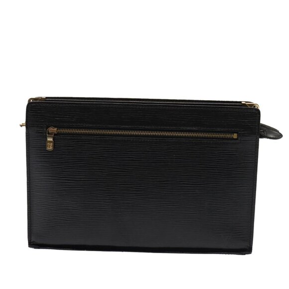 Authentic LOUIS VUITTON Epi Angian Shoulder Bag 2way Black M52112 LV - Picture 5 of 16